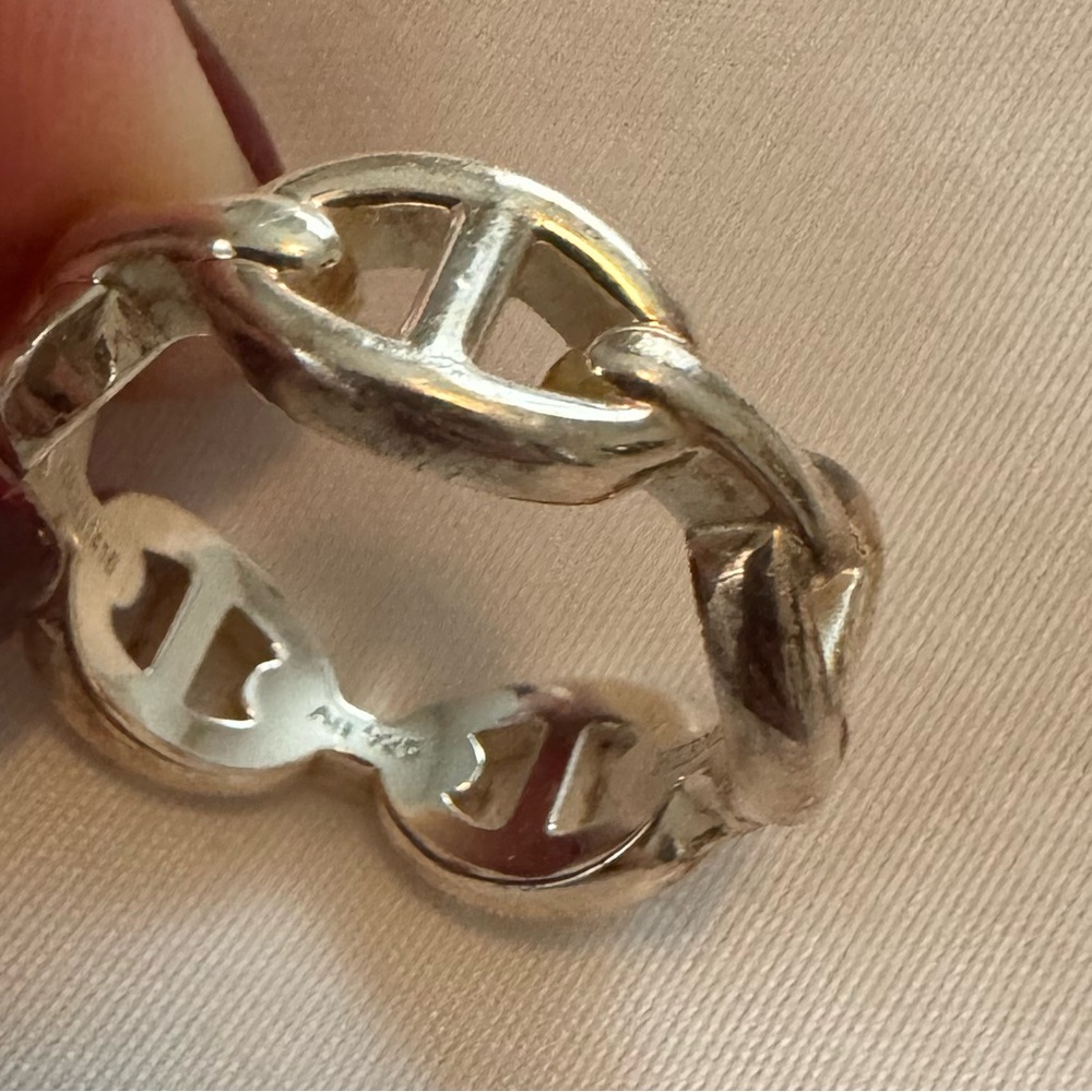 Hermes Chaine d'ancre Enchainee ring, small model - Picture 7 of 8